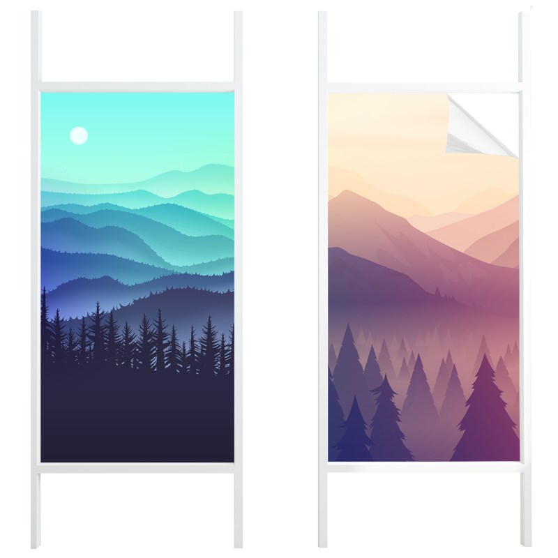 全遮光不透明静电无胶玻璃贴膜窗贴纸隔热防晒夏季防窥浴室卫生间