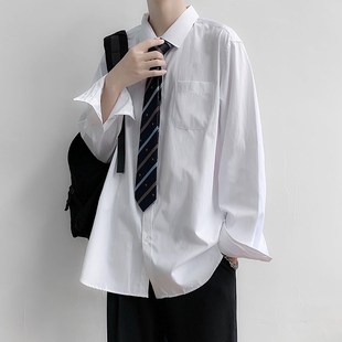 学院风白衬衫套装男女班服短袖初中高学生表演出制服毕业成人典礼