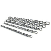 304不锈钢起重链条吊索长环铁链条晾衣链宠物狗锁链秋千牵引链条