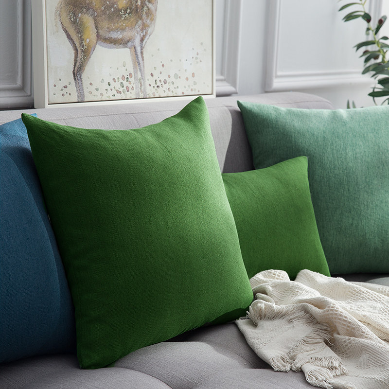 北欧抱枕靠垫沙发靠垫办公室简约腰靠枕床头靠背垫可爱抱枕套含芯