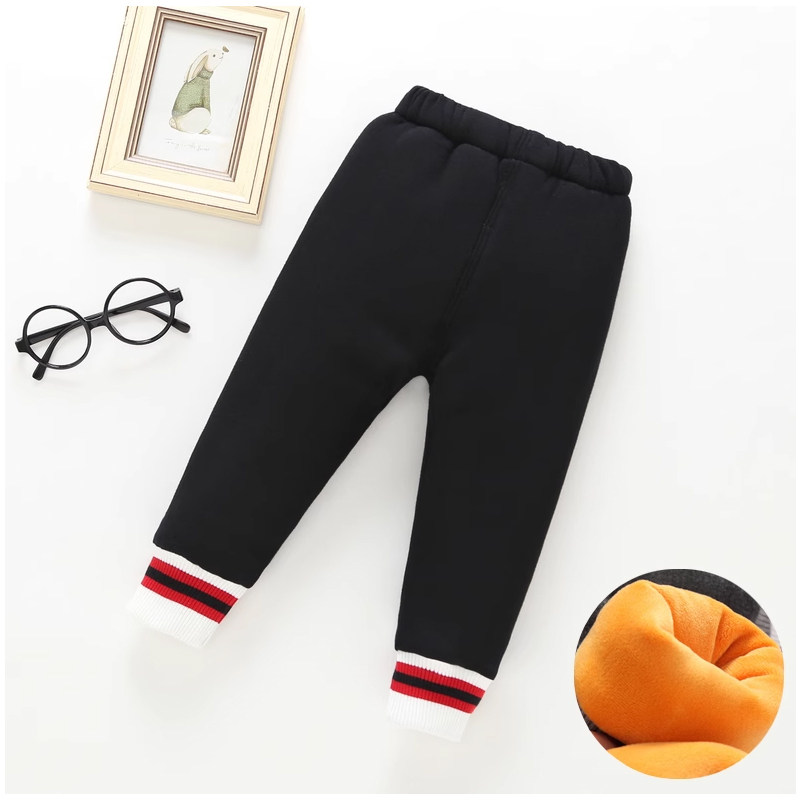 宝宝加厚棉裤秋冬新款男女童加绒裤子保暖冬婴幼儿弹力内搭裤外穿