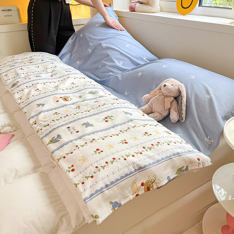 全棉隔脏睡袋纯棉被罩床单人火车卧铺旅行睡袋旅游酒店出差便携式