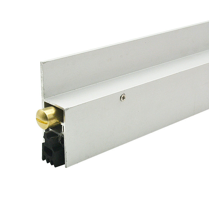 百密明装铝材合金木门底密封条自动升降密封条酒店隔音防风半暗装