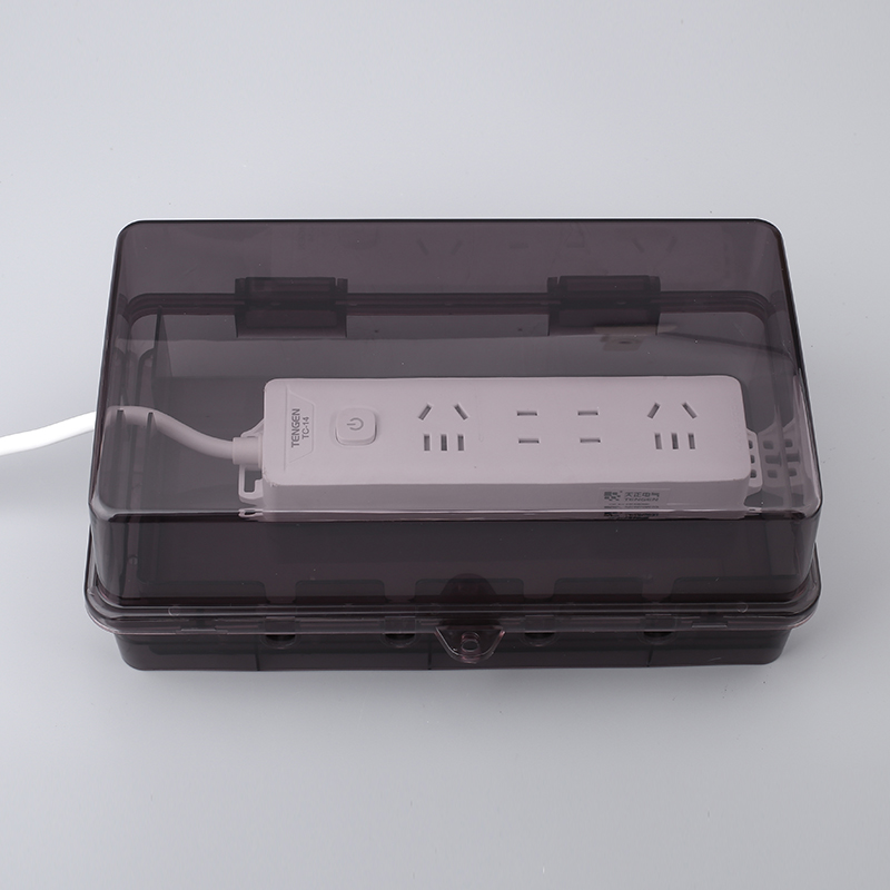 户外带锁排插防水盒防雨延长线防盗盒移动插排防水罩行动电源保护