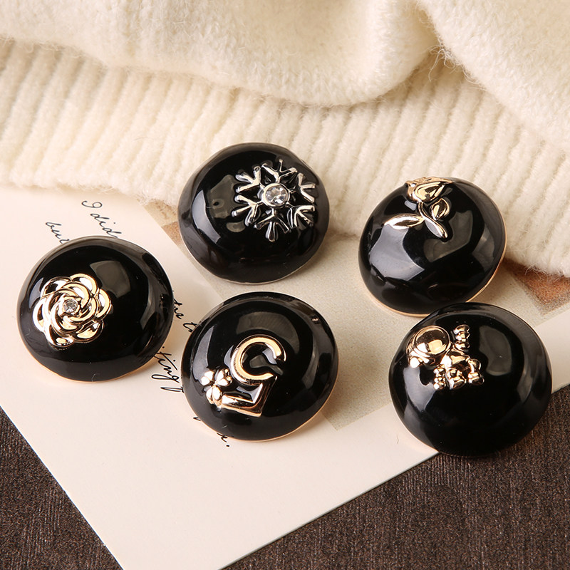 大衣金属扣衣服复古黑色风衣外套毛衣开衫毛呢高档扣子纽扣装饰扣,居家布艺,纽扣,淘宝优惠券,粉丝福利购,淘宝优惠卷