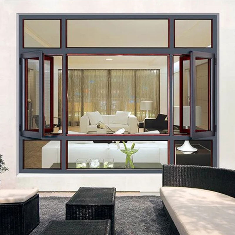 武汉断桥铝合金封阳台门窗钢化玻璃密封隔音防水一体窗别墅阳光房