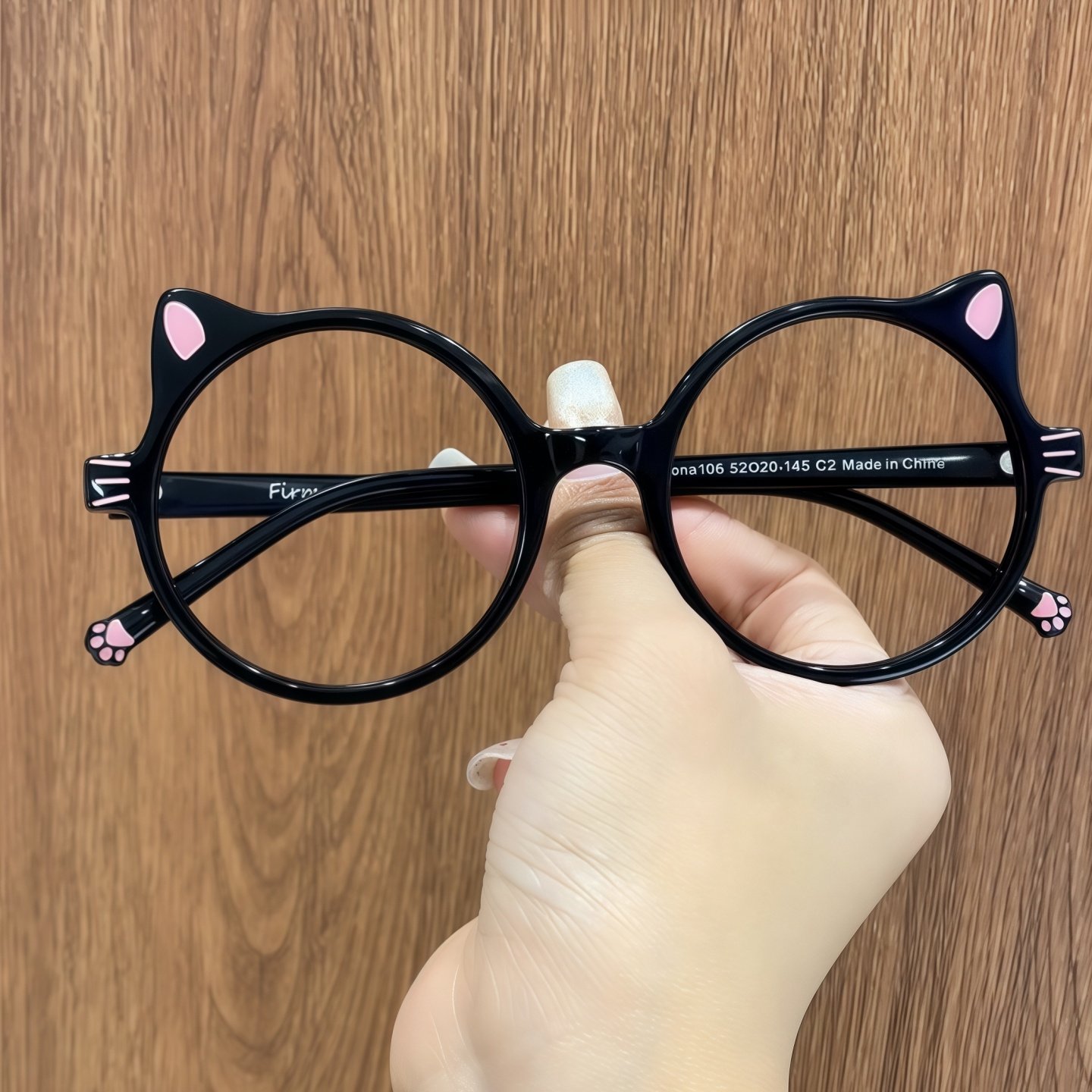Firmoo猫咪眼小圆形镜框近视眼镜女度数可配感光变色定制蓝光眼镜