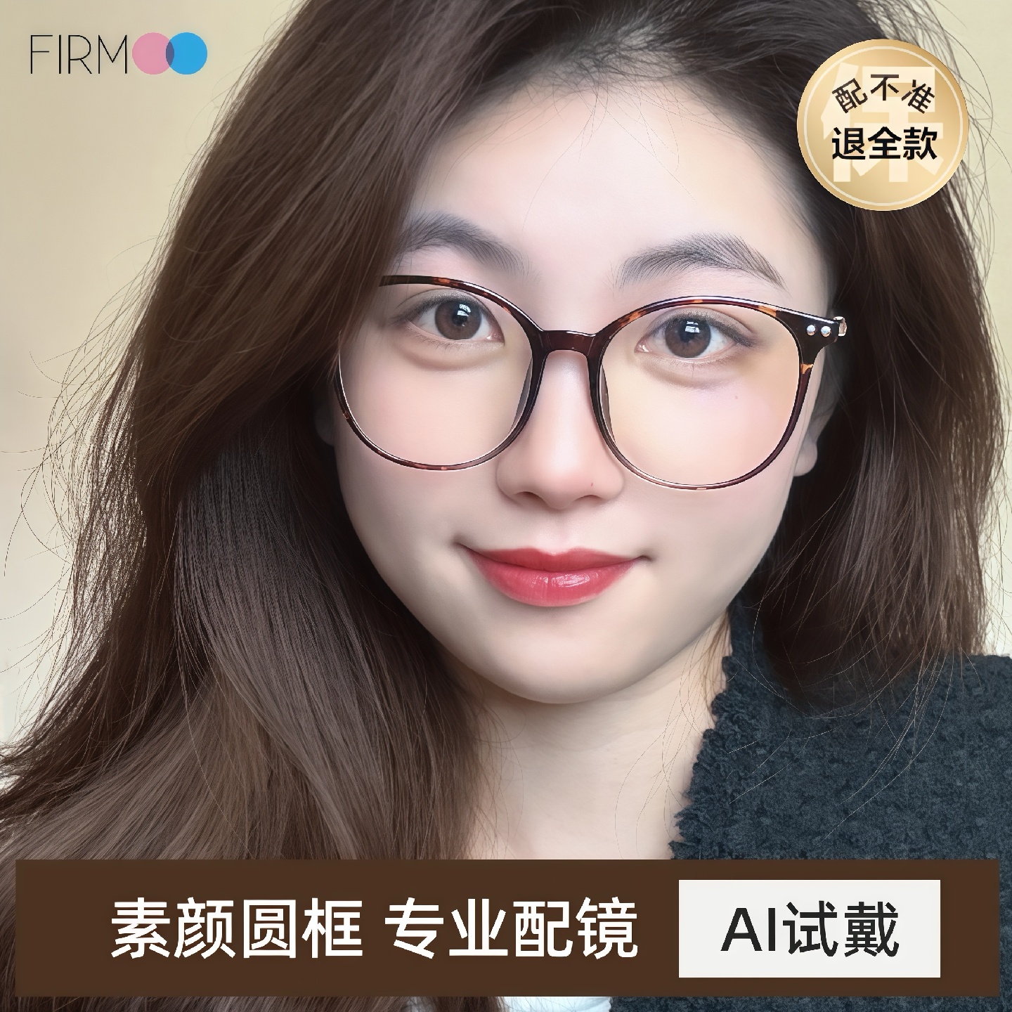 Firmoo潮搭框型近视眼镜光学墨镜