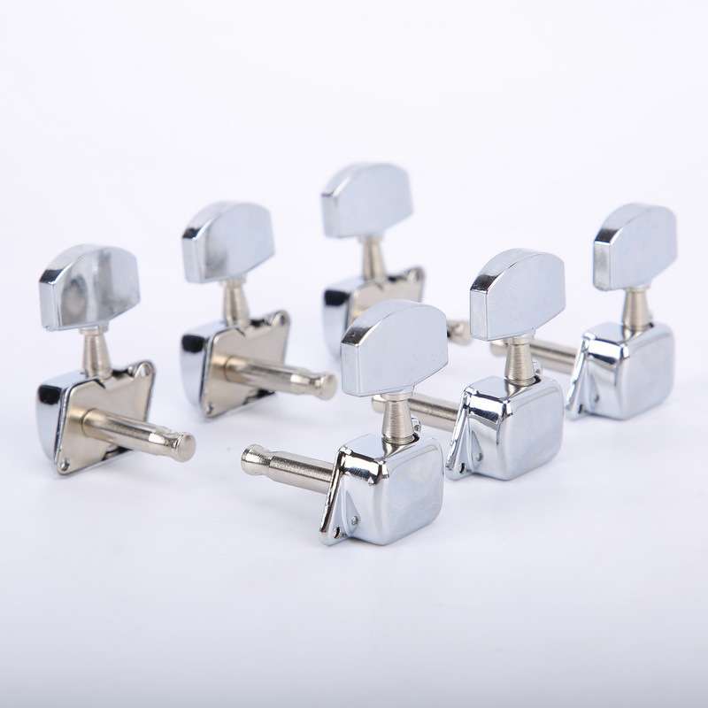 木吉他电吉他电贝斯弦钮半封闭式连排镀铬金属开放式弦钮全封闭式