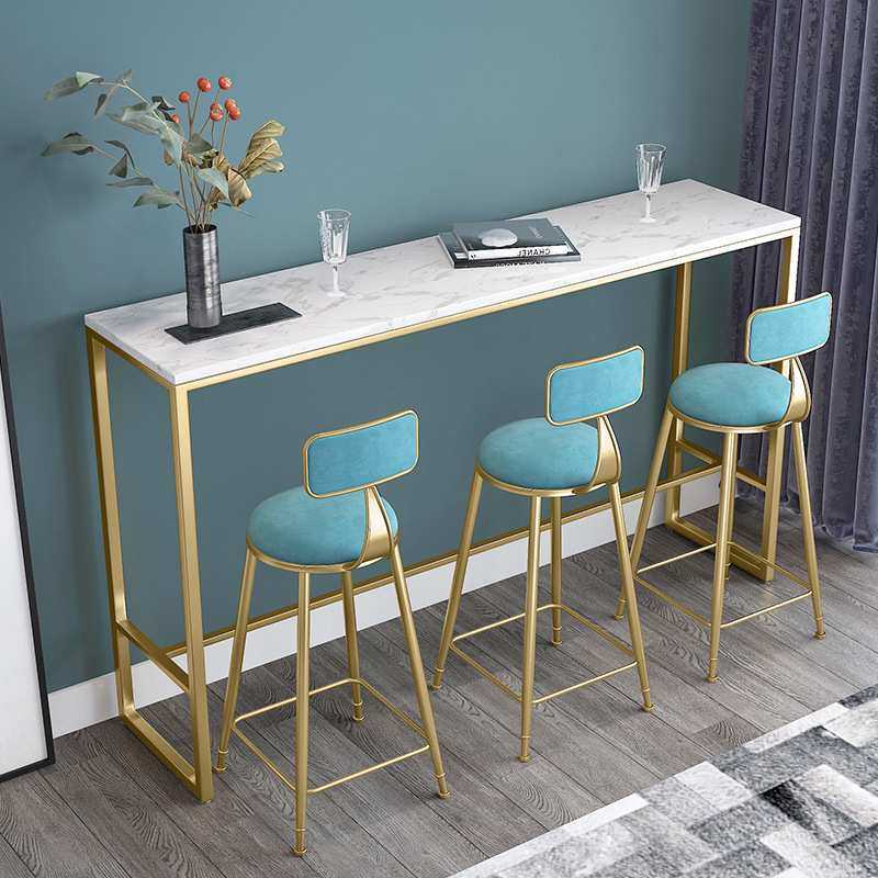 大理石家用吧台桌椅靠墙长条酒吧桌室外阳台奶茶店高脚桌收银台,3C数码配件,摄像机配件,淘宝优惠券,粉丝福利购,淘宝优惠卷