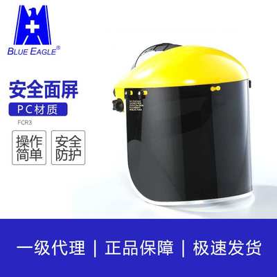 蓝鹰 防护面屏 FCR3 镀铝隔热安全面屏防雾防油溅安全帽护脸