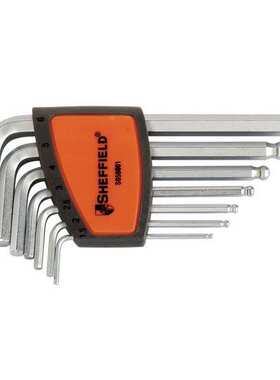 钢盾工具 7件套S2合金钢公制标长球头内六角扳手S050001