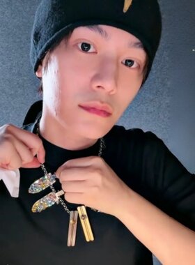 【丁禹兮同款发夹】手工diy水晶钻石闪钻发夹材料包高颜值刘海夹