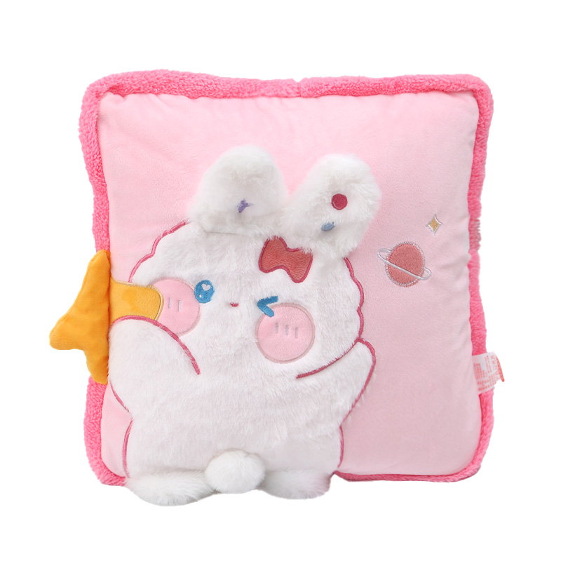 抱枕被子两用二合一2022v新款折叠毛毯汽车车载办公室午睡毯子冬