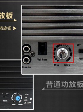 改装大功率12V低音炮功放板C-z183有源功放单路桥接汽车功放纯低