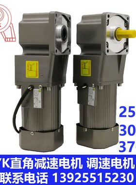 永坤微型直角减速电机 2o50W 300W 370W 转角调速电机 减速机一体