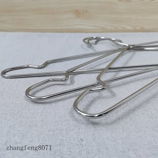 家用防滑衣架 外贸出口实心加粗m304不锈钢衣架 45块是10个 包邮