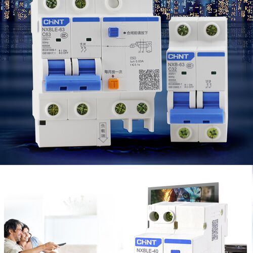 空气开关带漏电保护器 漏电断路器 2p 16a~63Pa 家用漏保空开总闸