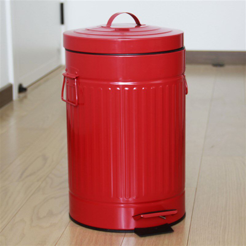 时尚欧式罗马柱脚踏不锈钢垃圾桶F 创意家用厨房卫生桶收纳桶