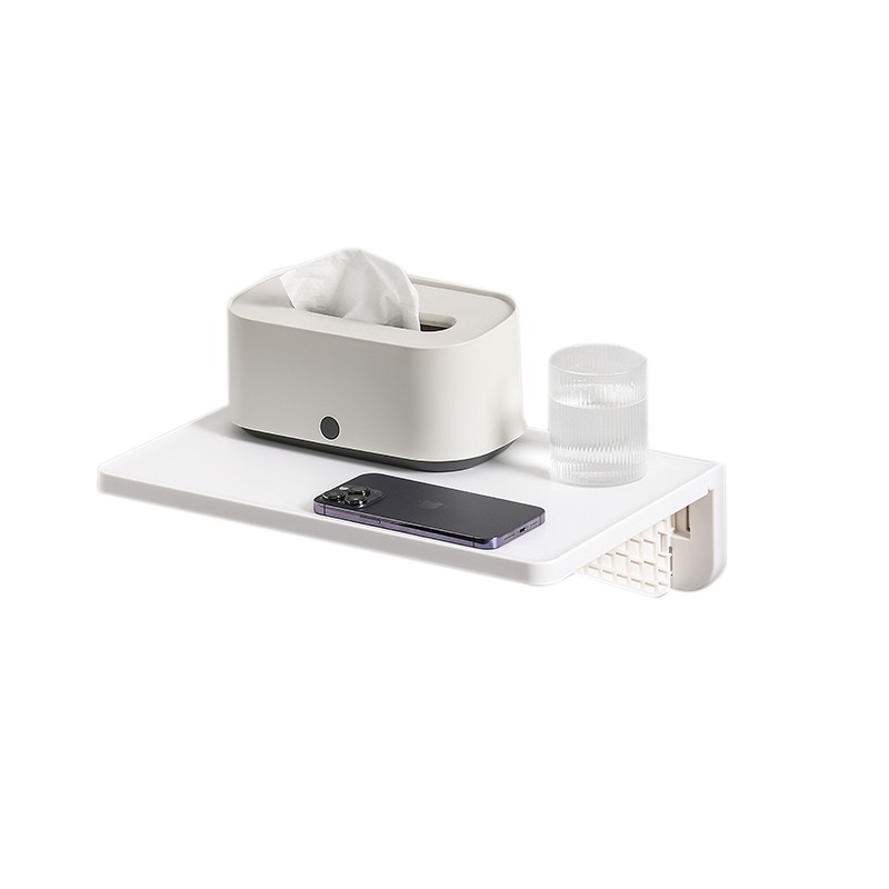 床头置物架放手机折n叠板墙上悬空台宿舍床边支架挂墙改造房间神