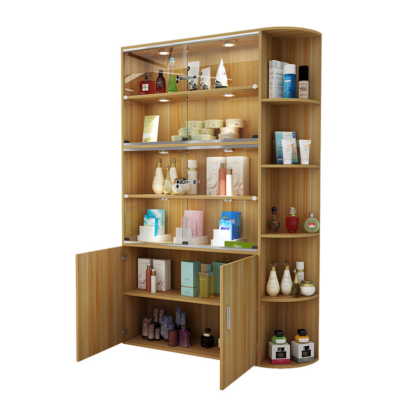 化妆品玻璃门展示柜美容院t手办展柜带锁展示架陈列柜产品货柜样,商业/办公家具,展示柜/陈列柜/展示架/货柜,淘宝优惠券,粉丝福利购,淘宝优惠卷