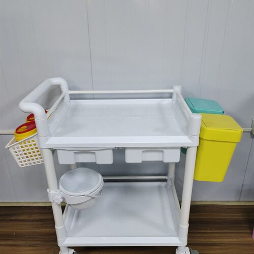 医用小推车抽屉 k单抽治疗车多功能移动美容院仪器护理双抽手推车