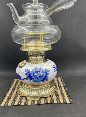 景泰蓝空气灯煤油灯m煮茶炉茶灯黄铜潮汕功夫茶具酥油茶炉烧水煮
