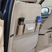 汽车后背座椅防踢后排儿童坐x椅收纳袋挂袋车载用品椅背储物置物