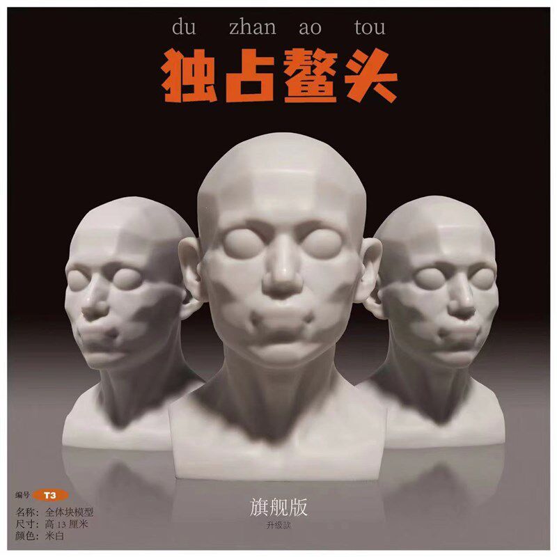头头是道美术g教具头像静物人物雕像树脂小型雕塑摆件米隆素描模