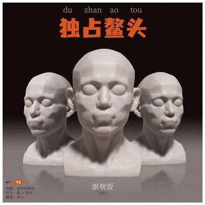 头头是道美术g教具头像静物人物雕像树脂小型雕塑摆件米隆素描模