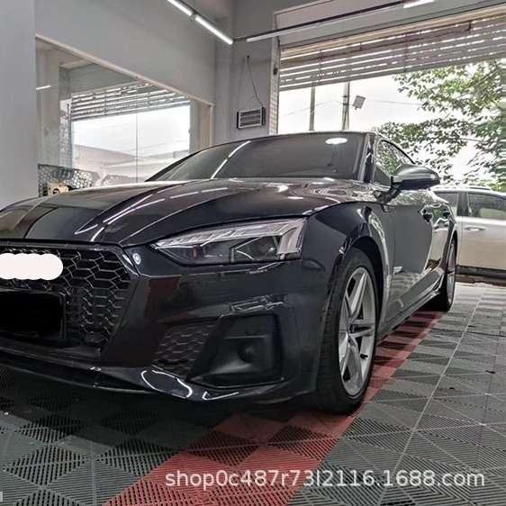 适用于奥迪A5雾灯框21-24年款A5B9.5前保险杠S5雾灯罩8W6807681T