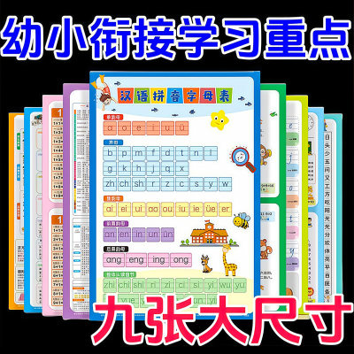 高清儿童学习挂图全套拼音字母