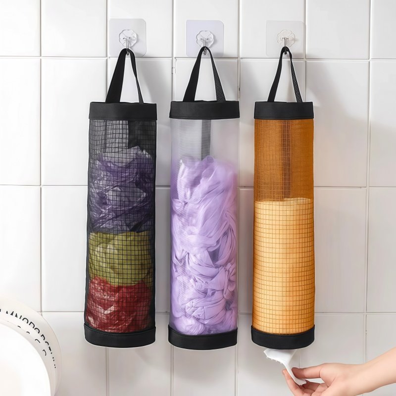 壁挂式垃圾袋收纳神器厨房塑料袋整理袋挂式购物袋储物袋收纳挂袋,收纳整理,垃圾袋收纳盒/袋,淘宝优惠券,粉丝福利购,淘宝优惠卷