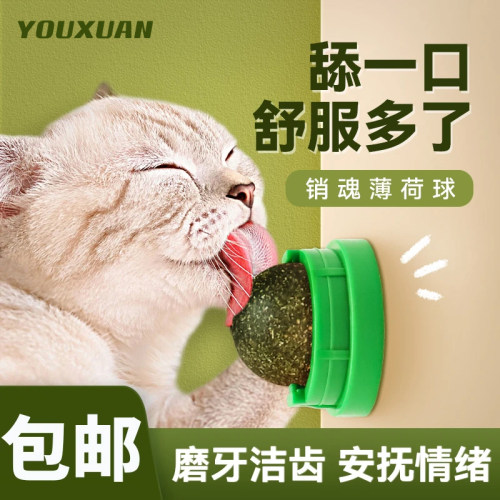 猫薄荷球逗猫棒自嗨解闷磨牙棒