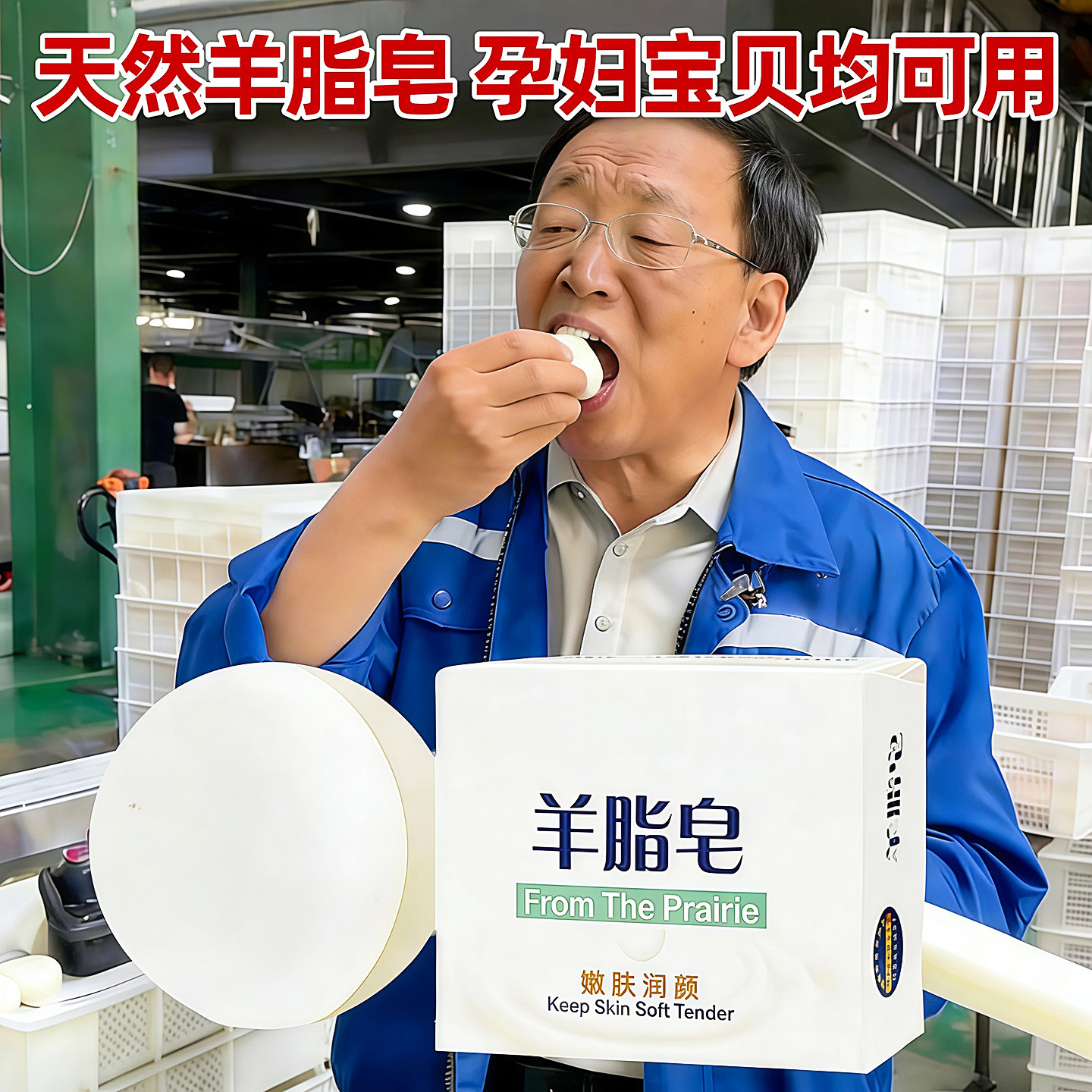 羊脂皂洗头家用清洁润肤香皂洗脸洗手沐浴羊奶肥皂嫩肤皂泡沫细腻