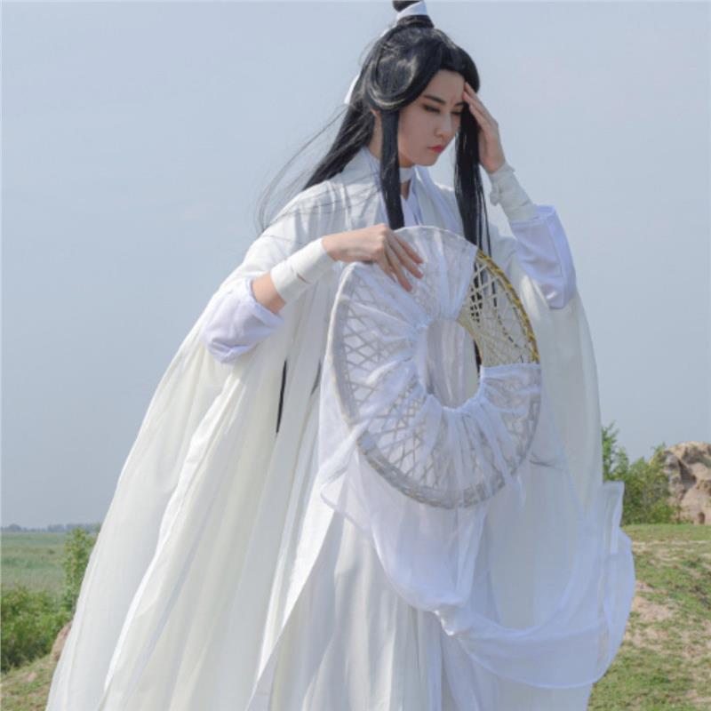 天官赐福白衣谢怜cos服装斗笠假发女学生版太子悦神同款超仙便宜