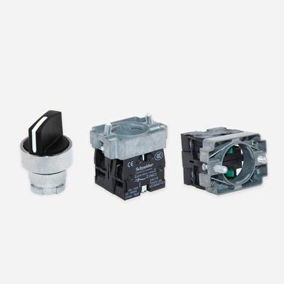 施耐德选择按钮开关XB2BD21C BD33C BD53C二档三位旋钮ZB2-BE101C