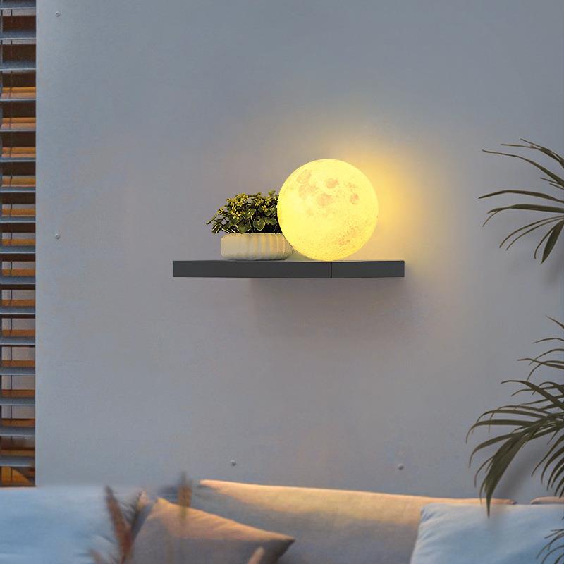 户外壁灯别墅露台阳台花园装饰壁灯防水月球灯别墅简约氛围庭院灯
