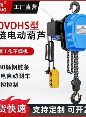 220V环链电动葫芦DHS小型提升机1t2tt5t10吨遥控爬架电动起重机