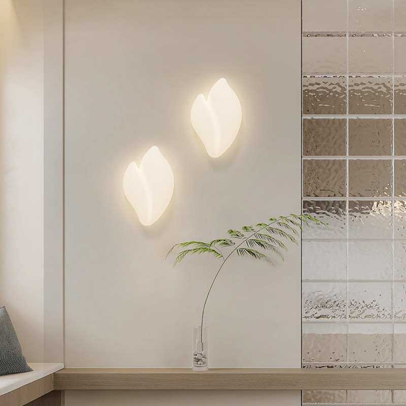 奶油风现代简约吸顶灯床头儿童房壁灯云朵星星玄关过道走廊阳台灯