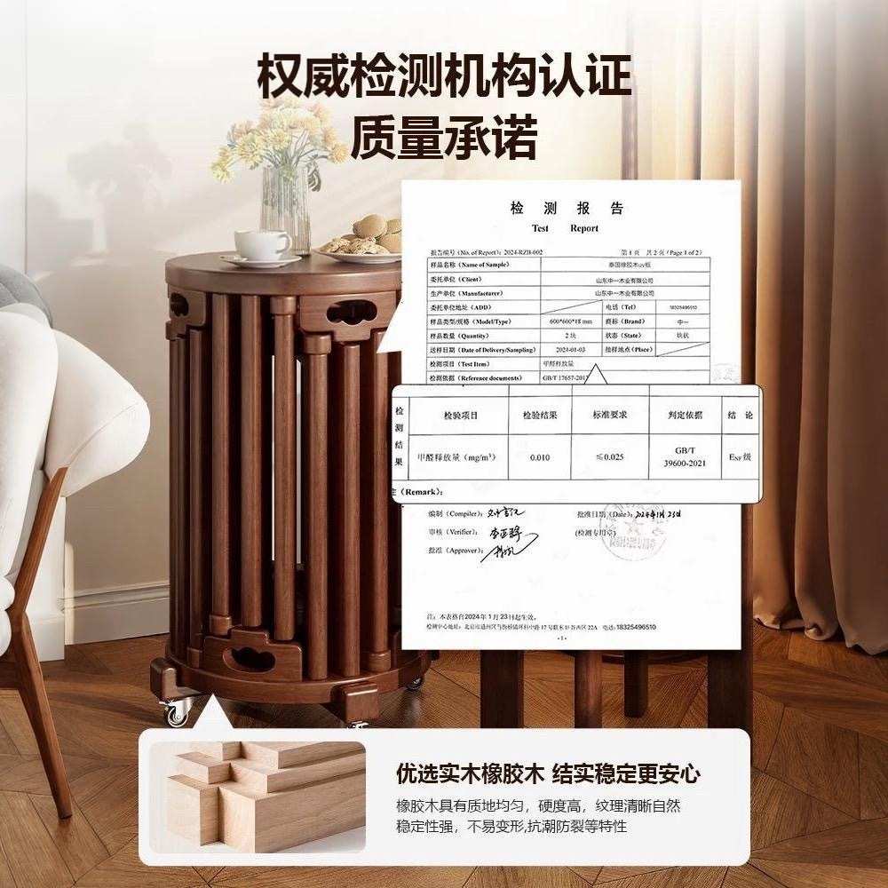 工厂直销六合一实木凳子餐桌家用客厅可叠放组合叠叠凳板凳