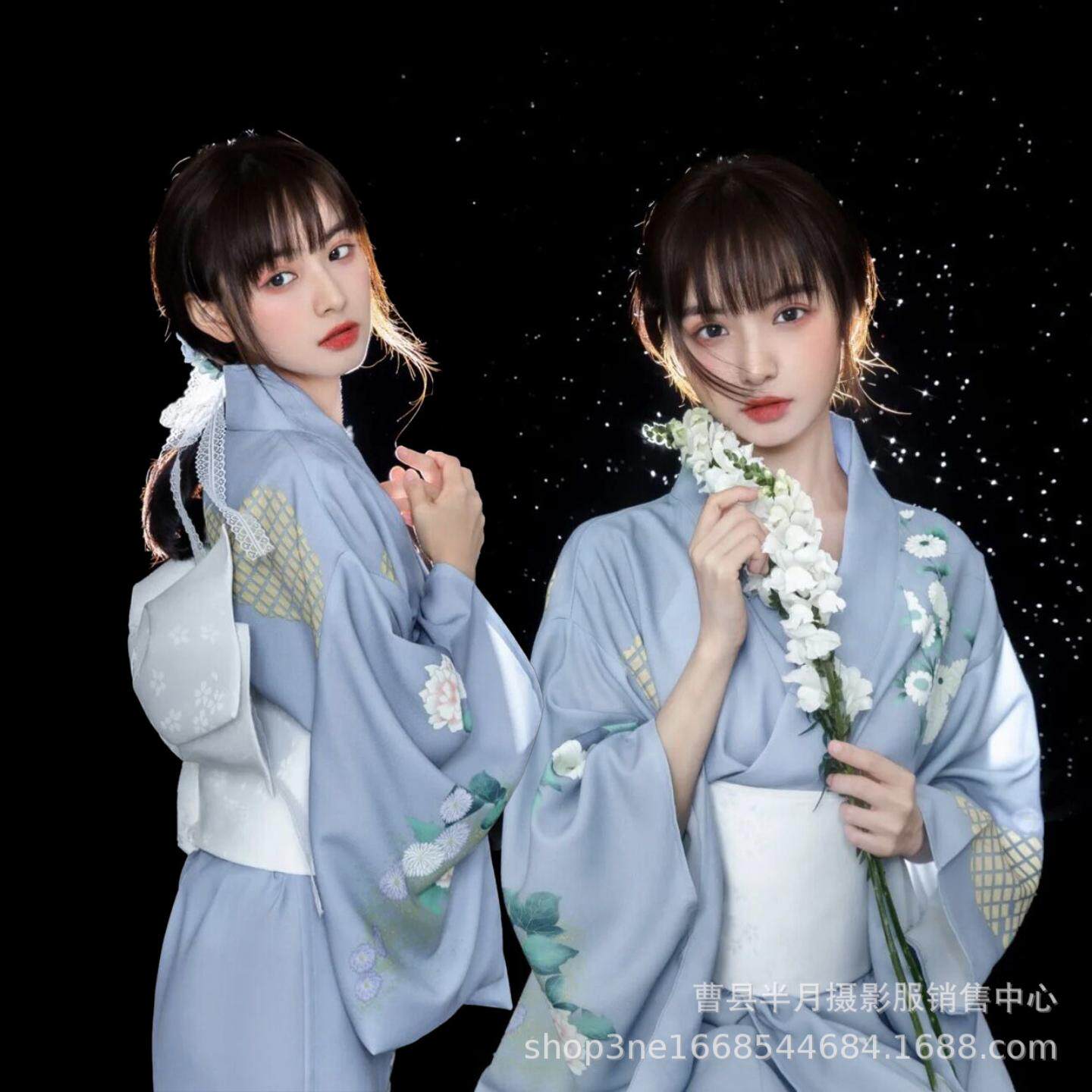 新款和服女正装传统日本改良浴衣