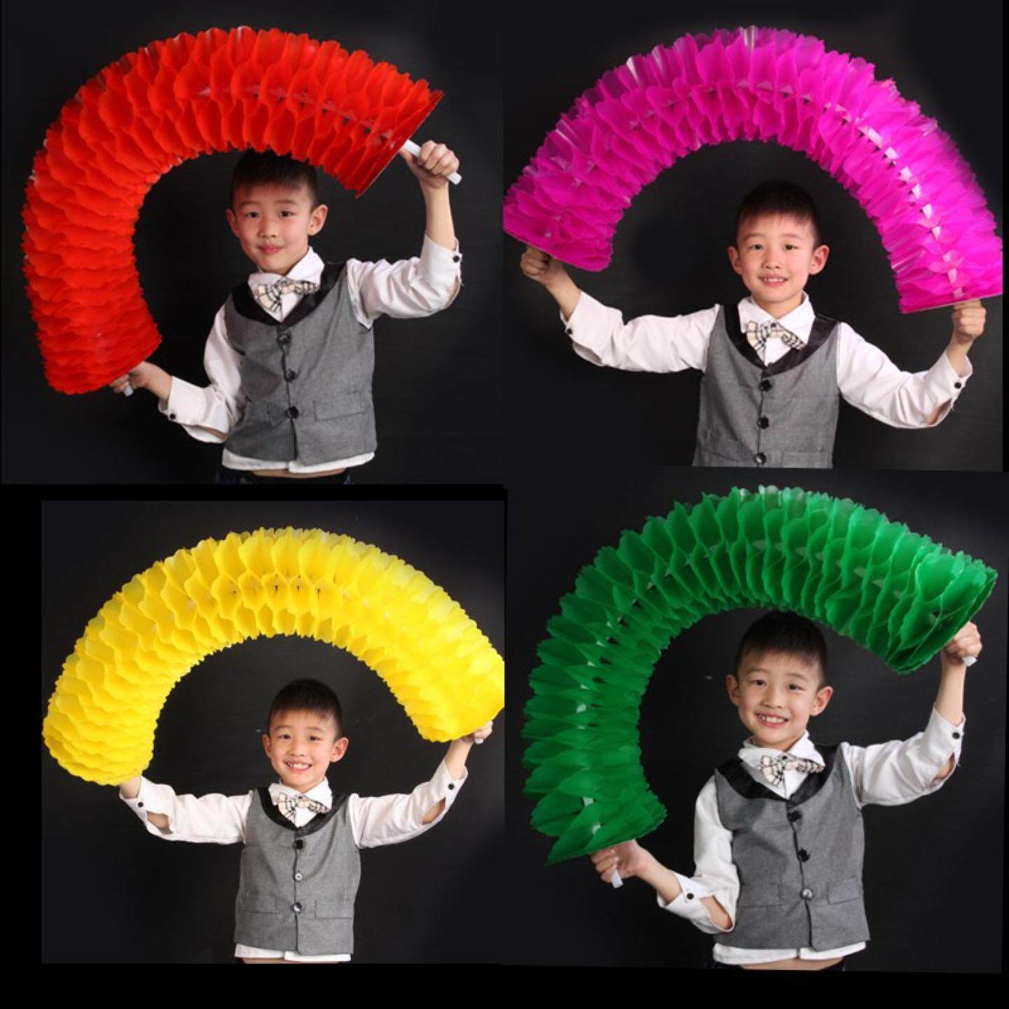 手翻花道具变色花环团体操入场