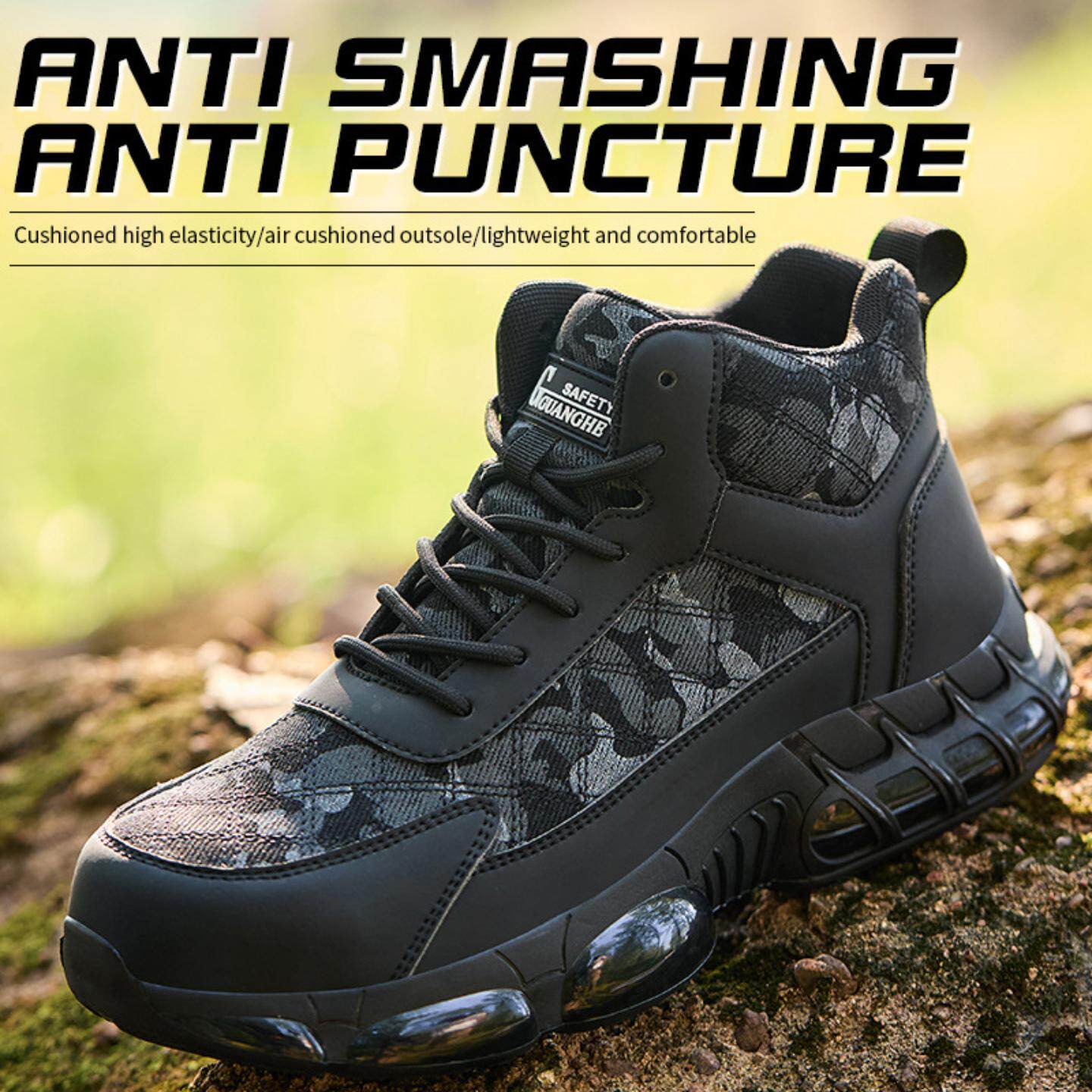 劳保鞋男士防砸防刺穿久站不累防滑耐磨冬季高帮安全工作装工地鞋