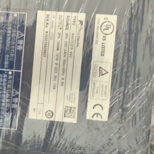 议价富士伺服驱动器RYH152F5-VV2，1500W功率，三相