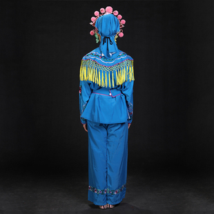 普机女兵衣 京剧戏曲古装演出服装花木兰穆桂英挂帅女兵武旦戏服