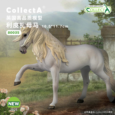 【80035利皮扎母马】2025CollectA仿真动物模型玩具马玩具公仔