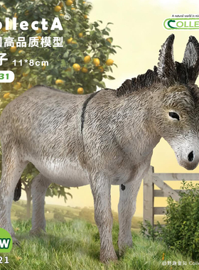 顺丰包邮【88934驴子】英国CollectA我你他官方授权正版动物模型
