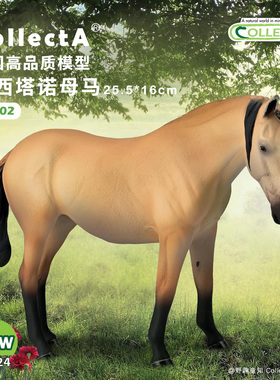 【80042卢西塔诺母马】2025CollectA仿真动物模型玩具马玩具
