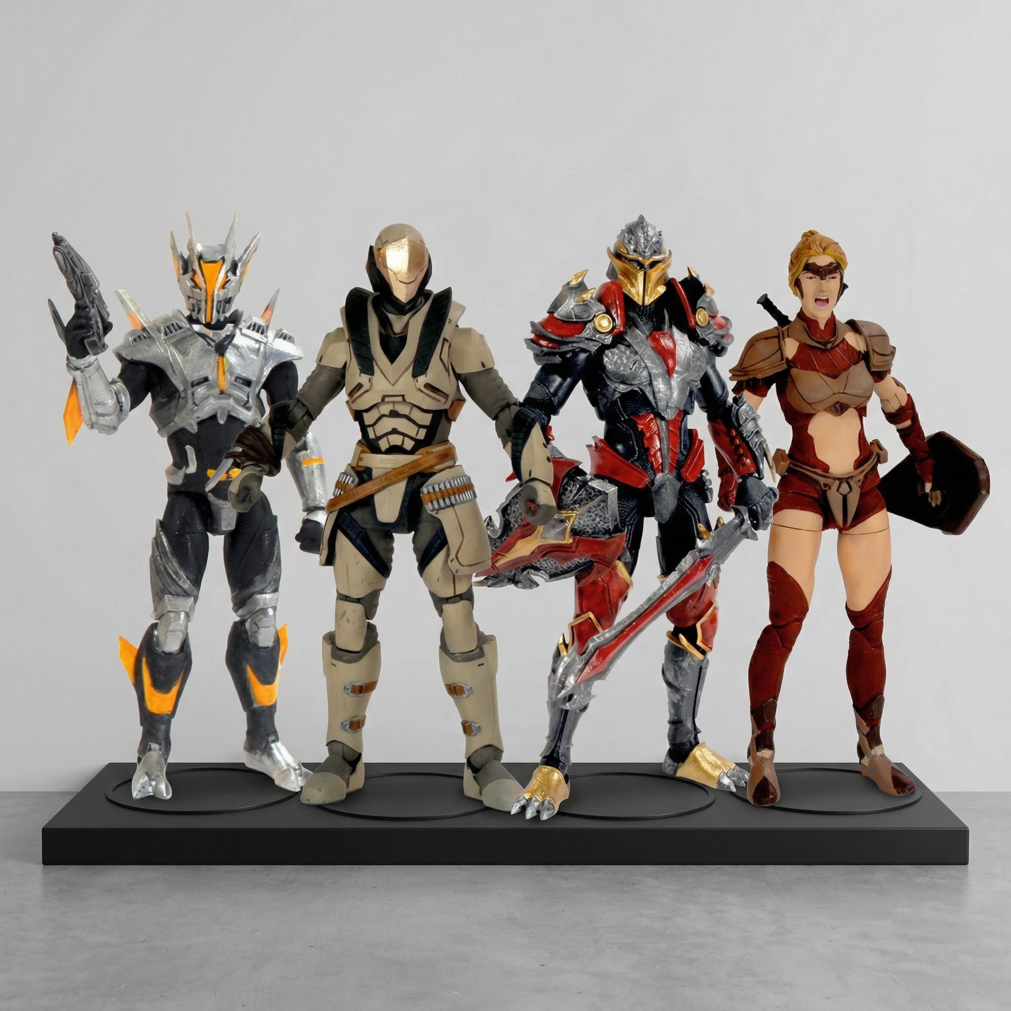 【顺丰包邮】BOM中生代野兽1:18可动人偶玩具恐龙适配手办